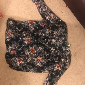 American eagle floral top